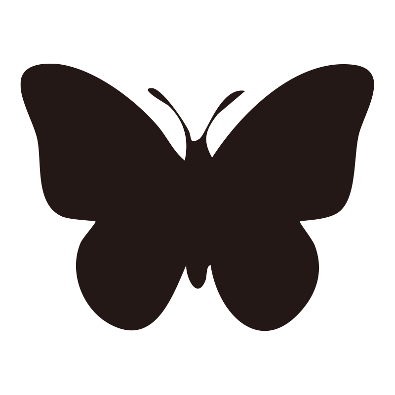 大きく羽を広げて優雅に舞う、蝶