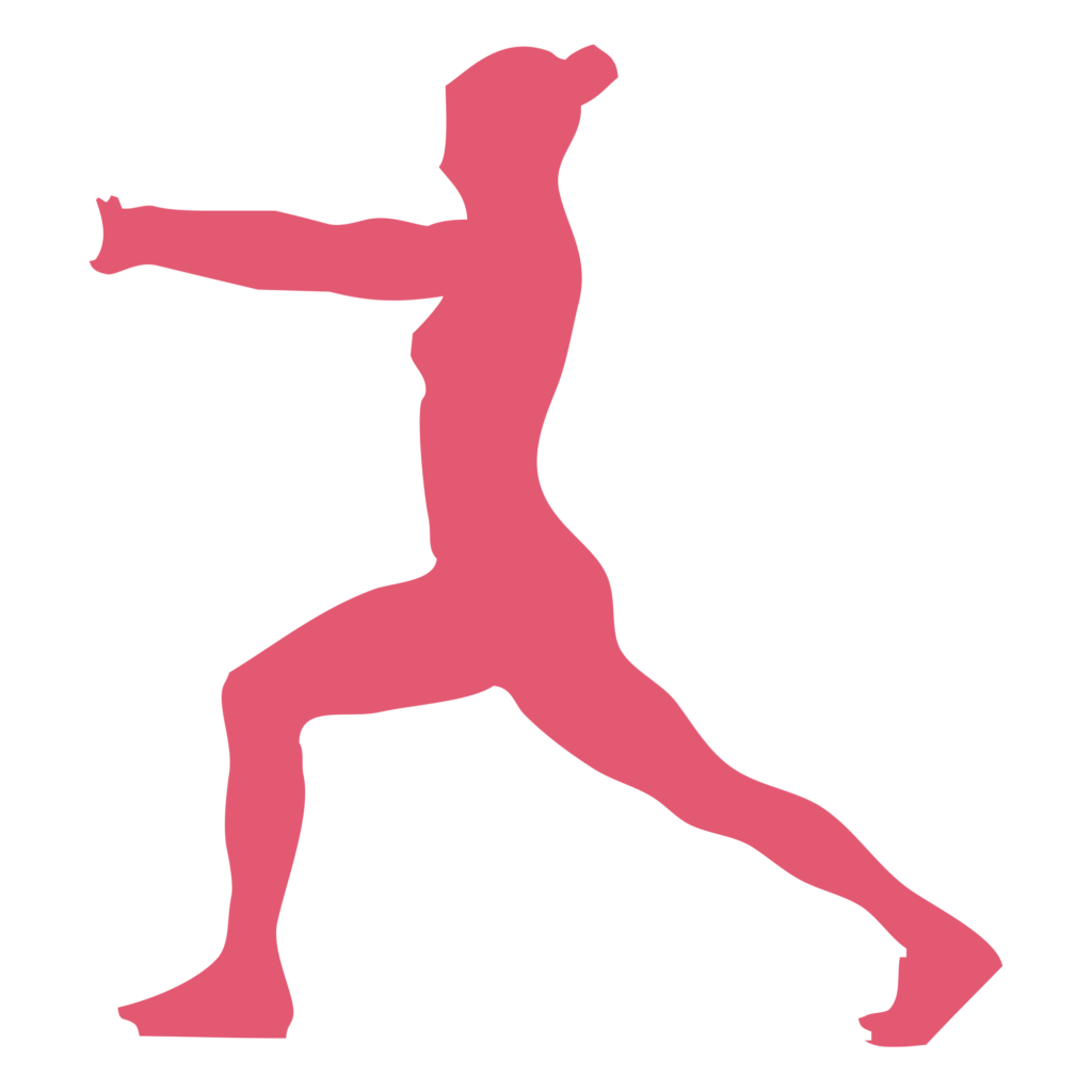 ヨガのポーズ（戦士のポーズなど