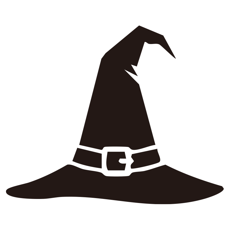 ベルトの装飾がついた、先端が少