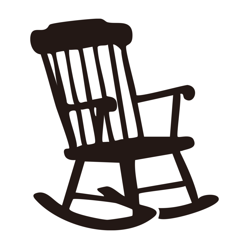 クラシックなデザインのロッキン