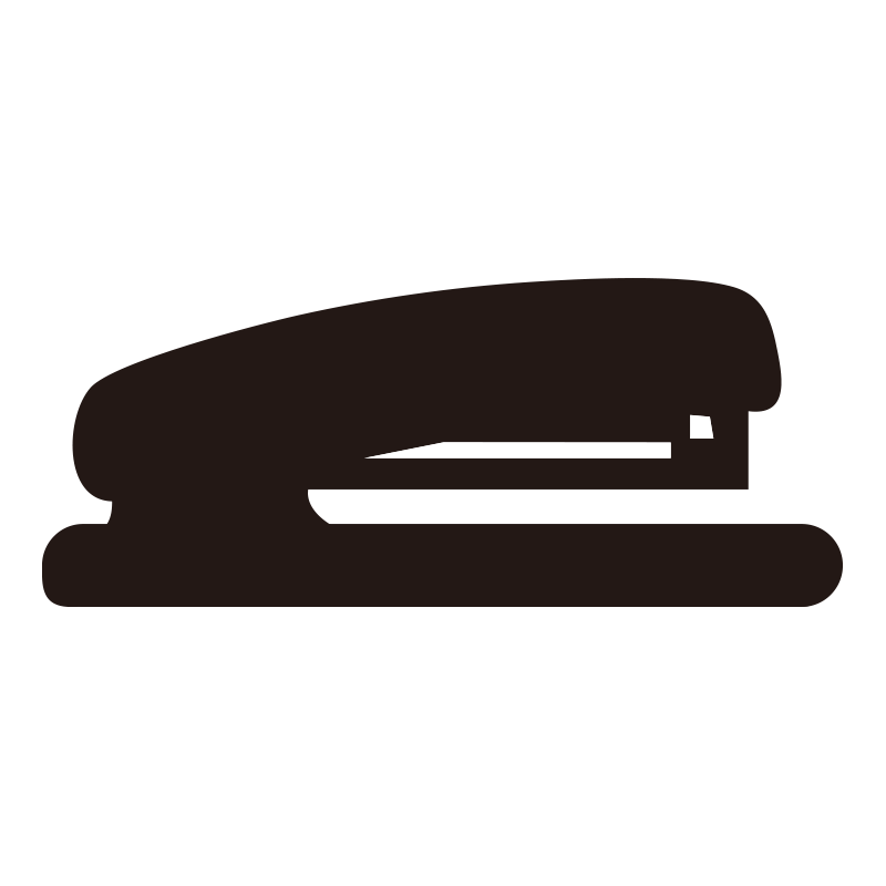 書類を綴じるためのホッチキス（