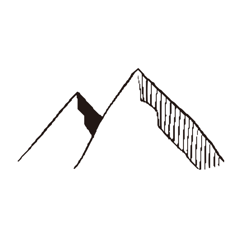 斜線（ハッチング）で陰影を表現