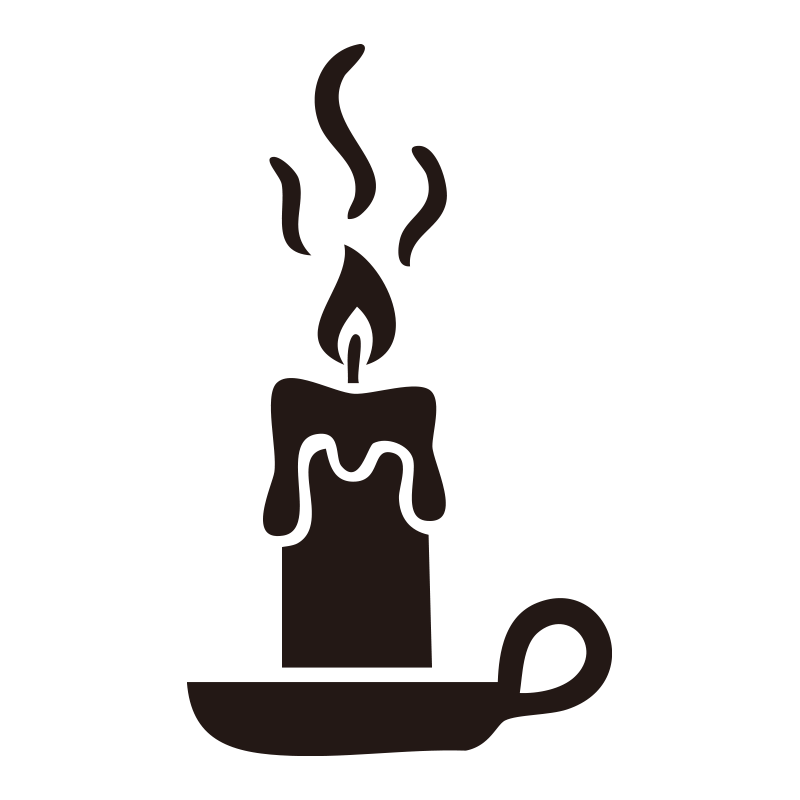 アンティークなホルダーに立てら