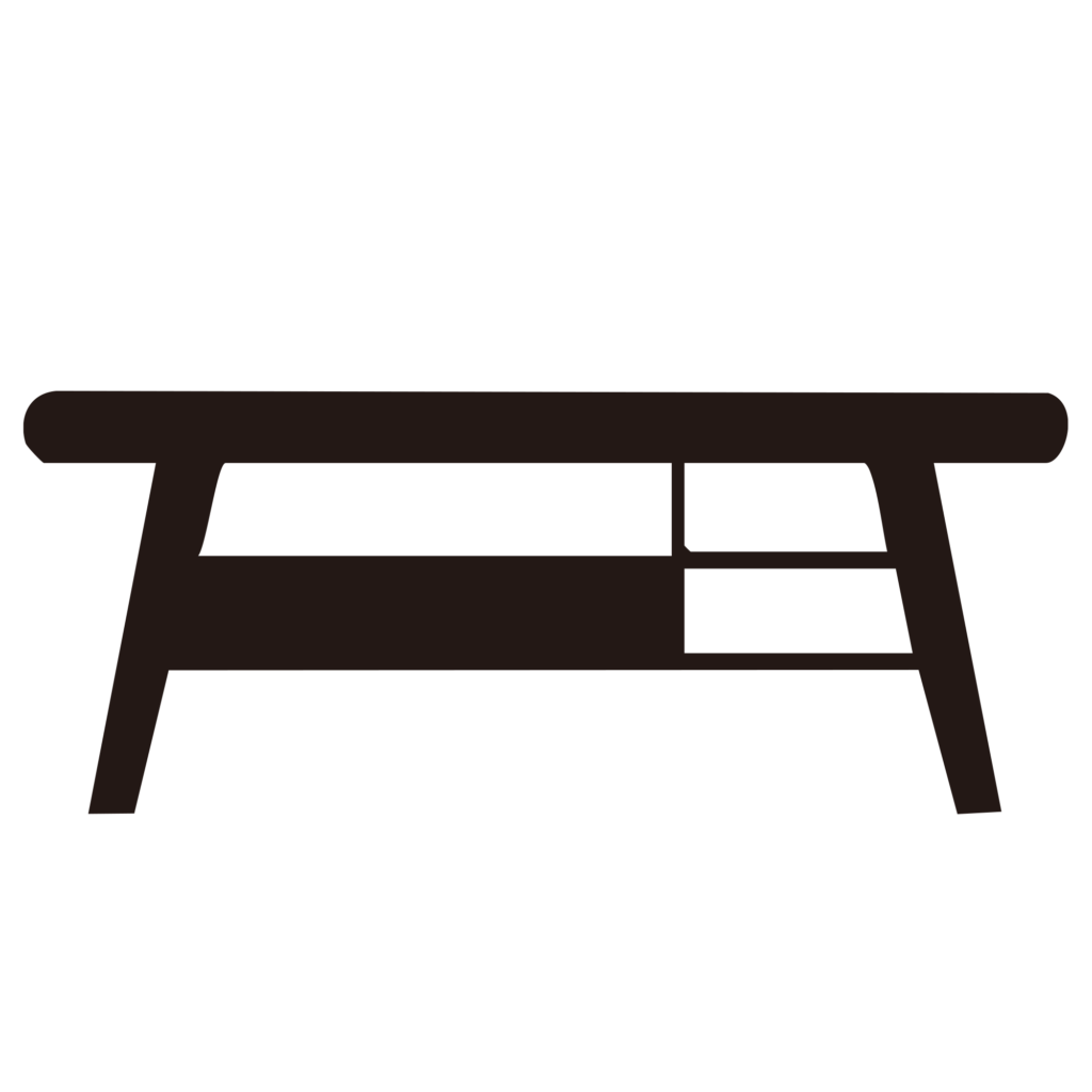 木製のような質感を感じさせる、