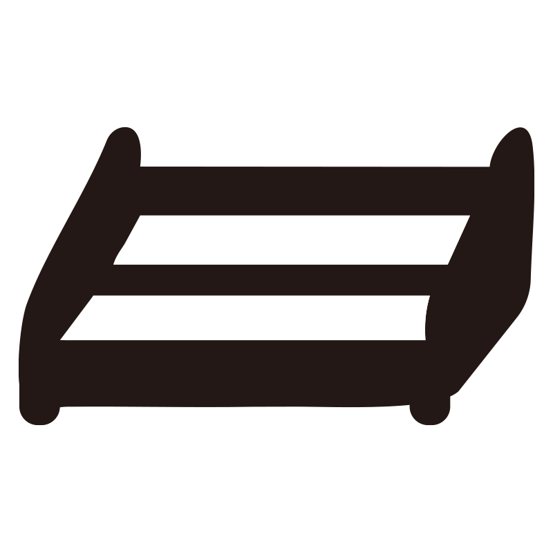 書類整理や小物置きとして使用さ