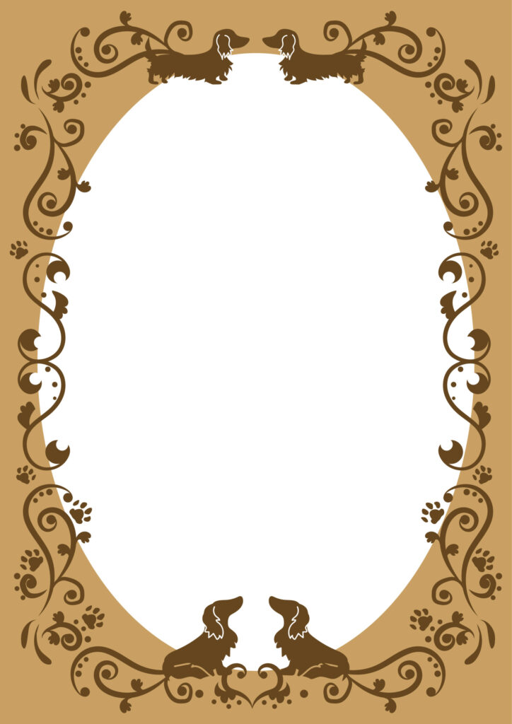 かわいい犬のミニチュアダックス