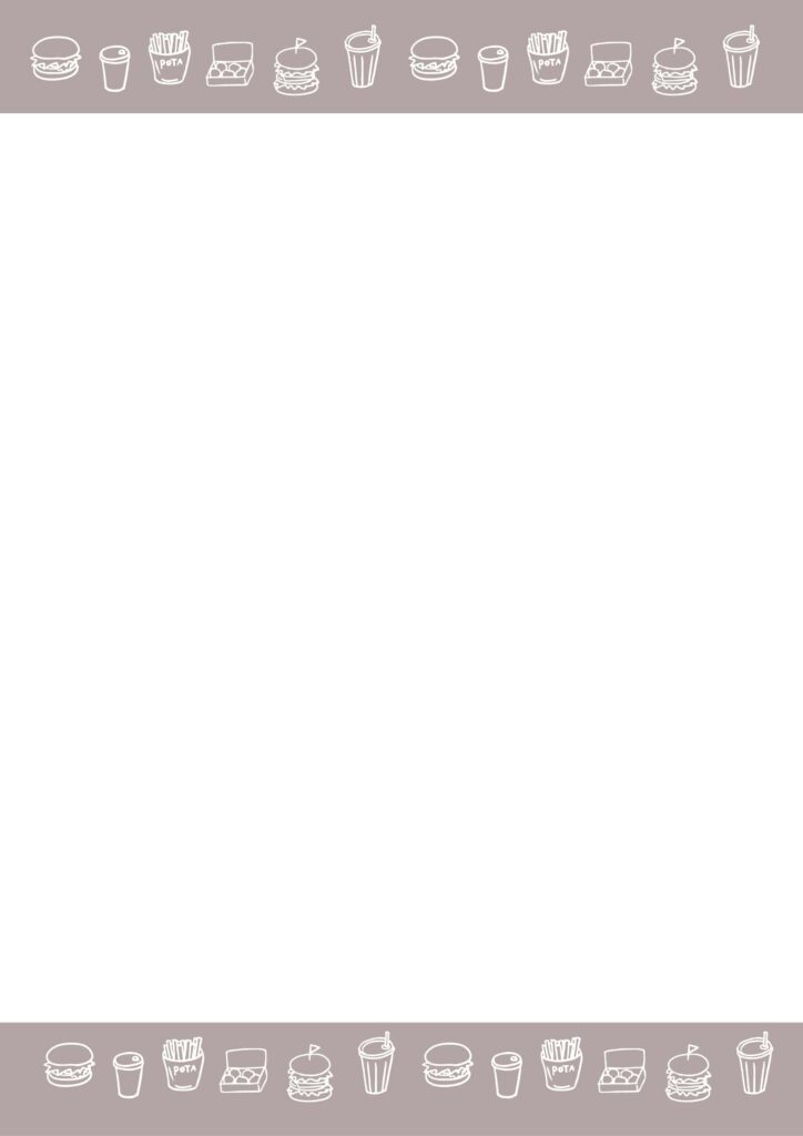 人気の素材！ハンバーガー、ポテ