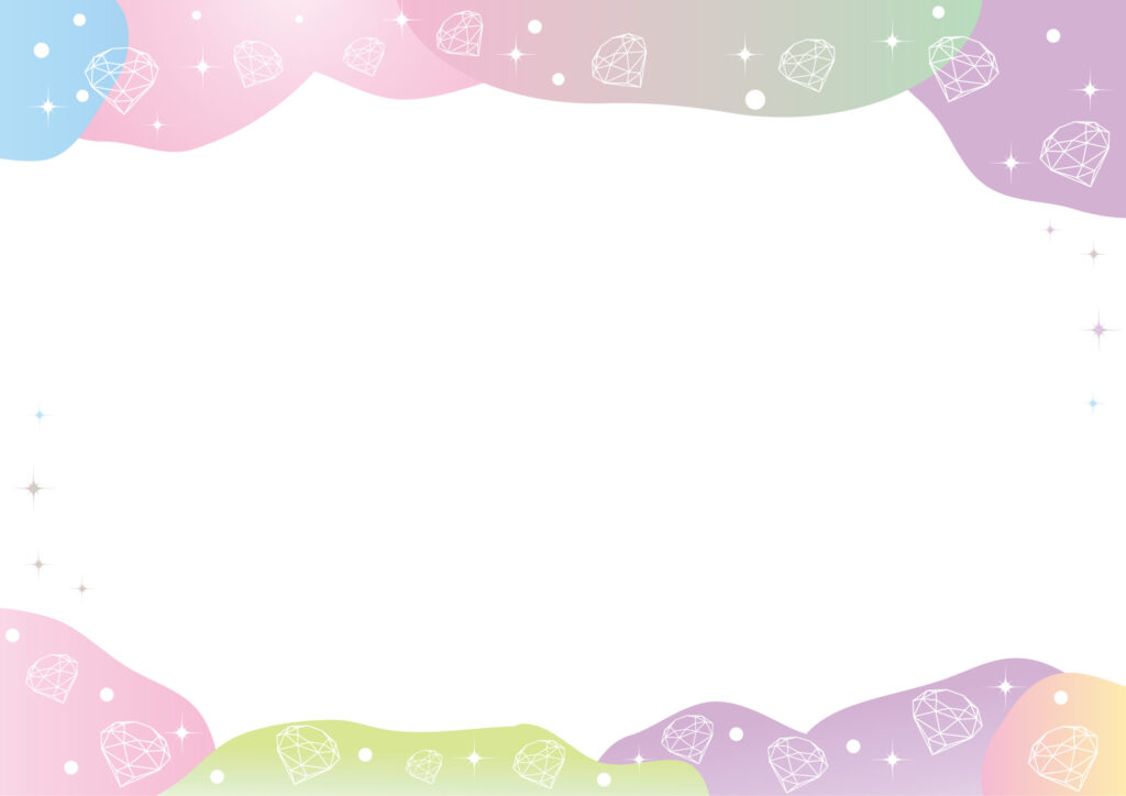 4月の誕生石・虹色の雲に浮かぶ