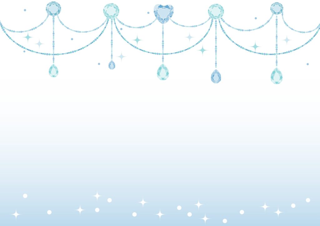 キラキラ輝くダイヤモンドのガー