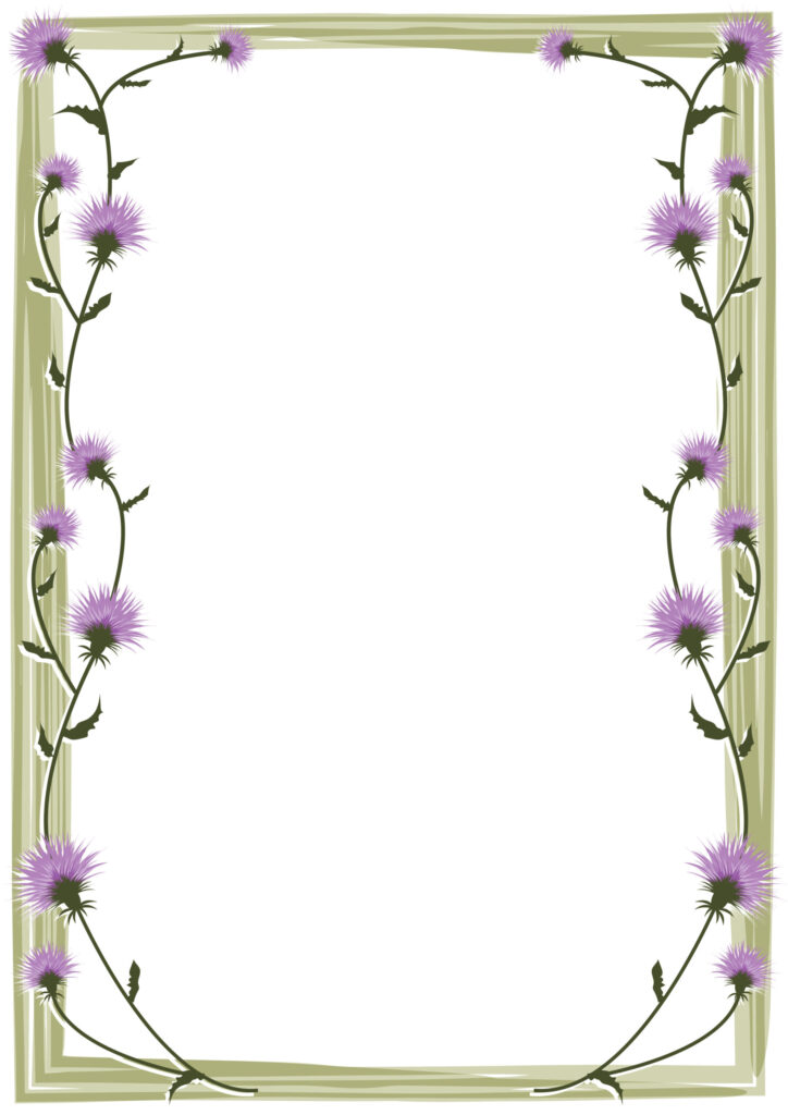 シンプルに可愛い！アザミの花の