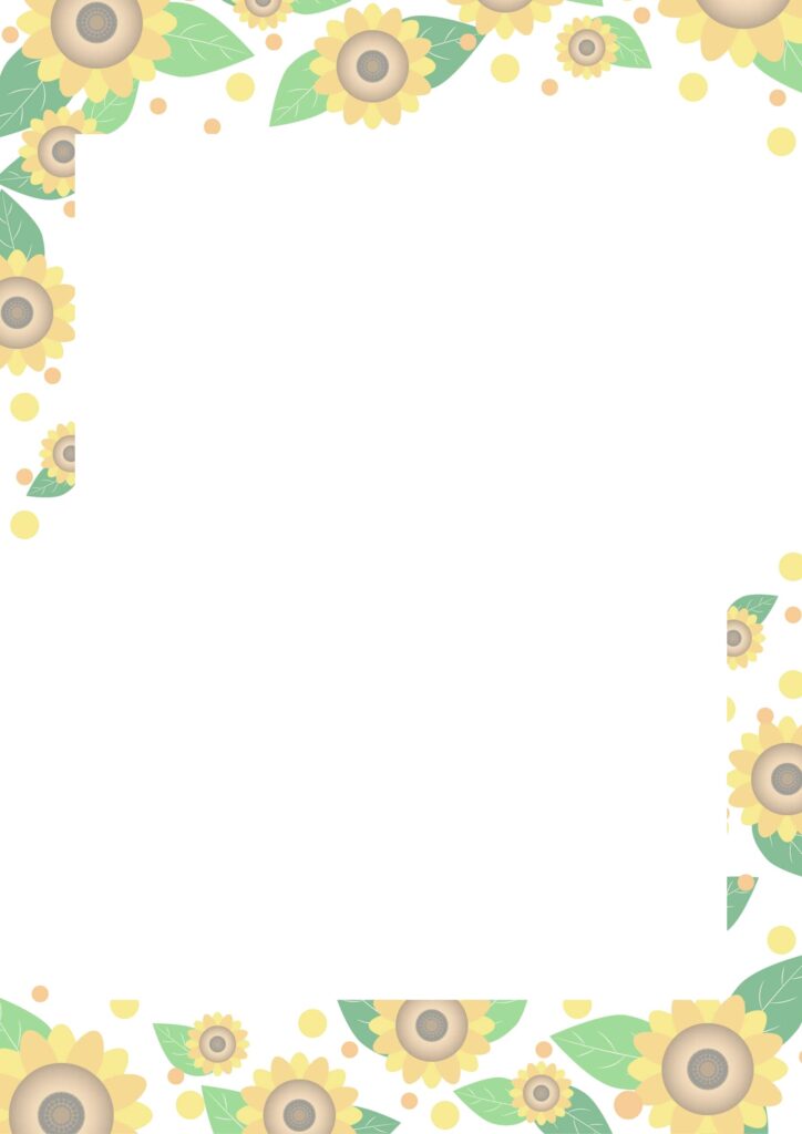 夏フレーム！大きな「ひまわり」