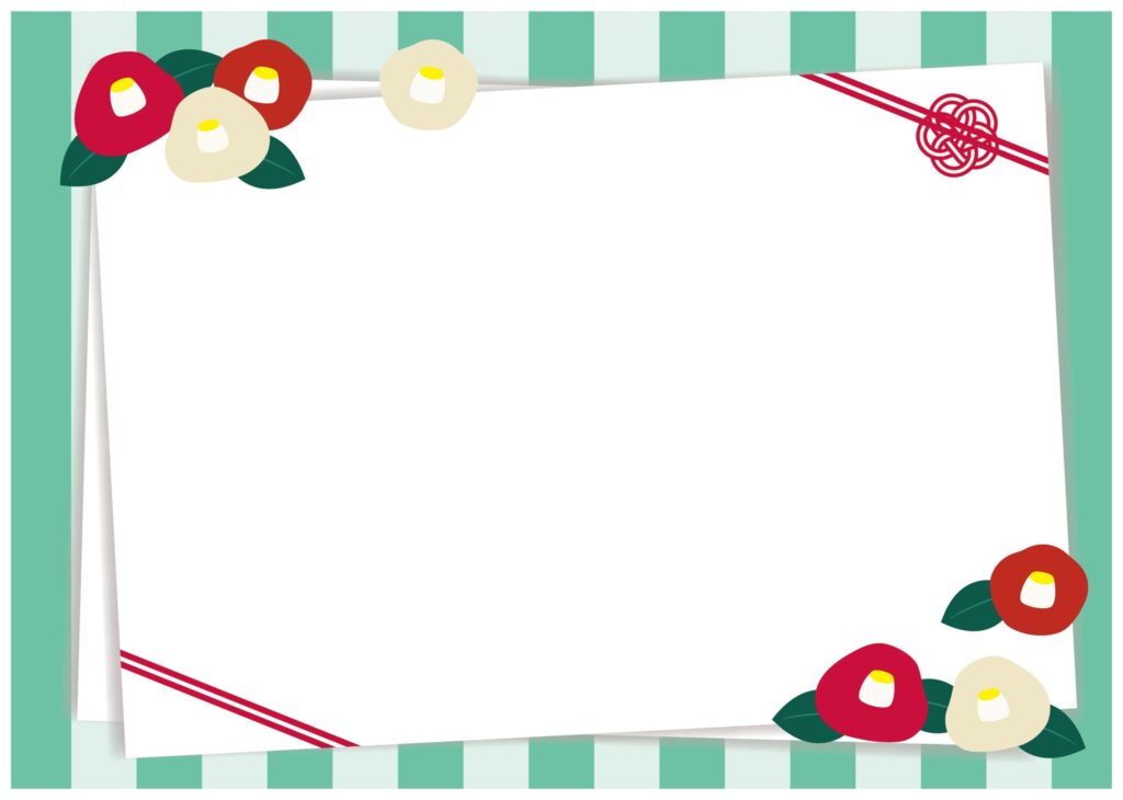 12～2月に使える和風フレーム