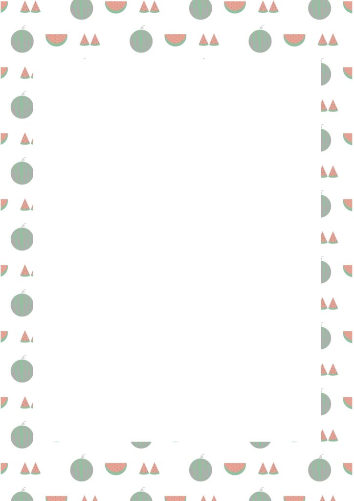 夏フレーム！スイカ×スイカ×ス