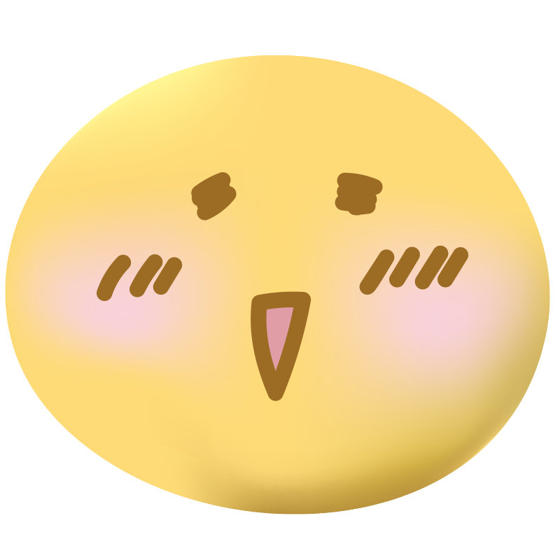 頬を真っ赤に染め、照れくさそう