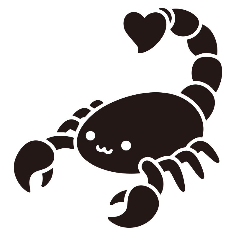 尻尾の先端がハート型になった、