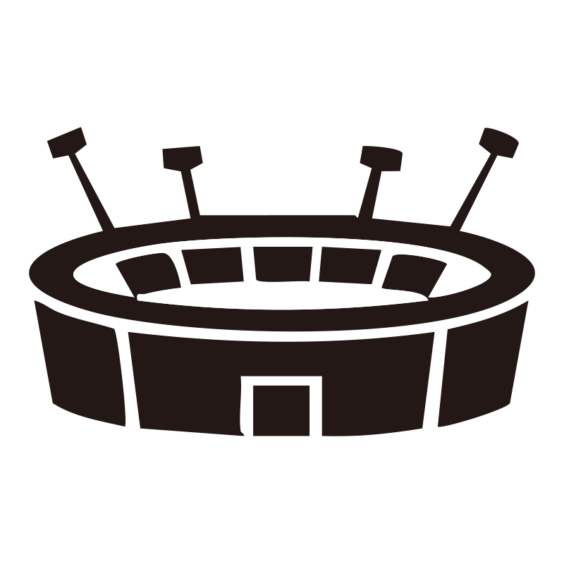 競技場やサッカースタジアムをシ