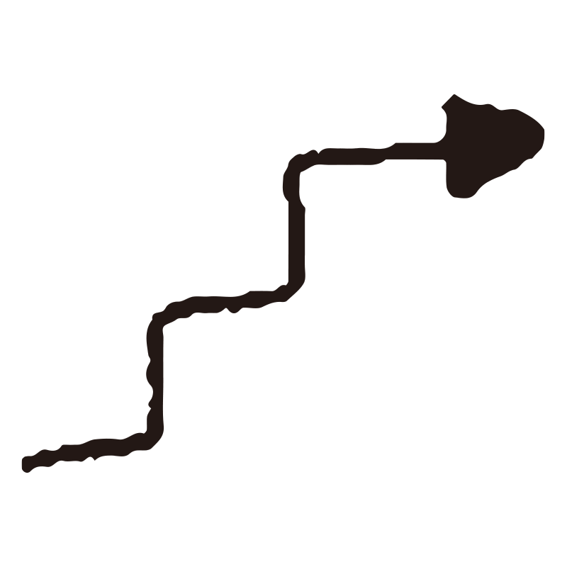 階段状にステップアップしていく