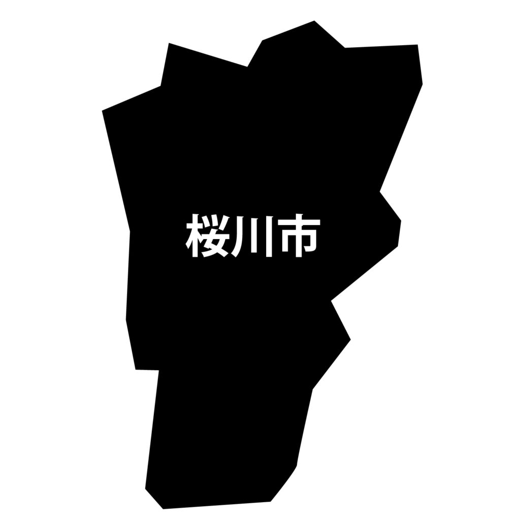 「桜川市」のアイコン素材です。