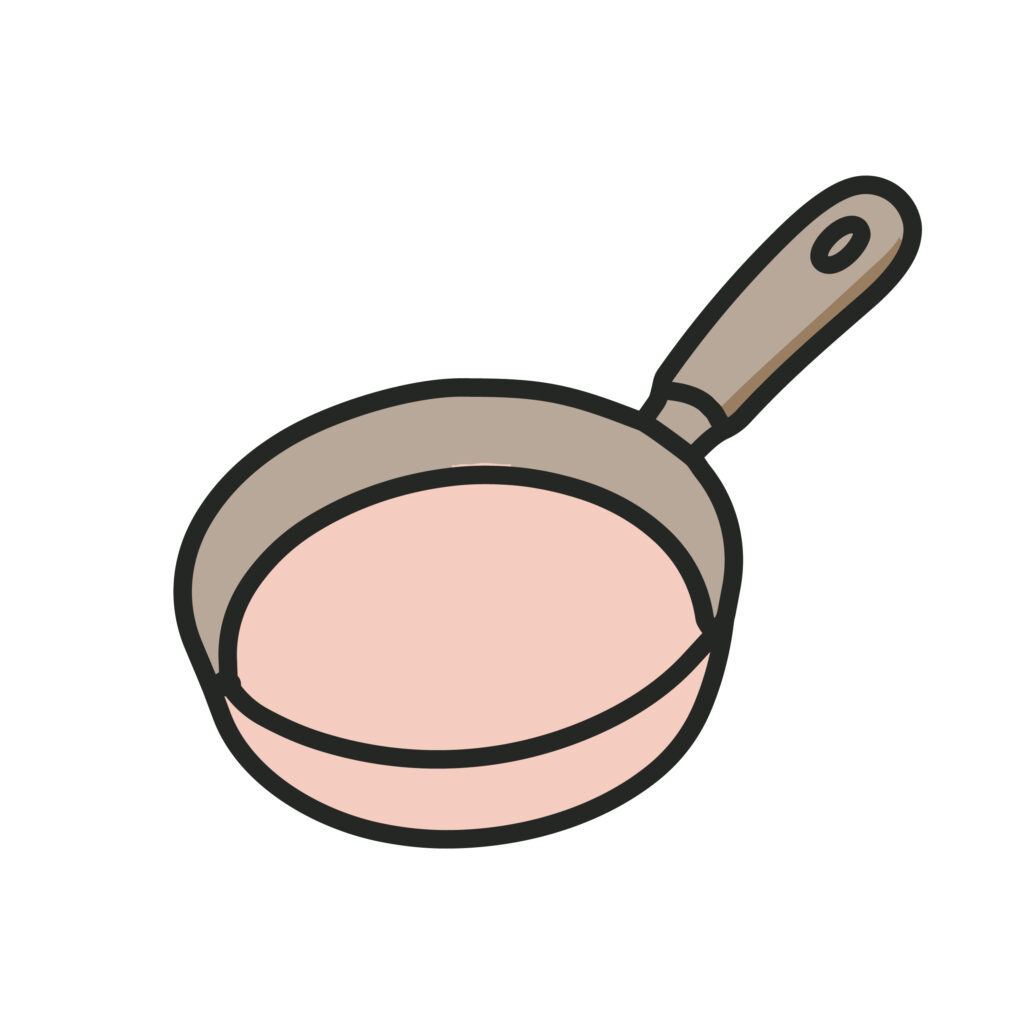 やわらかな色合いで描かれたフラ