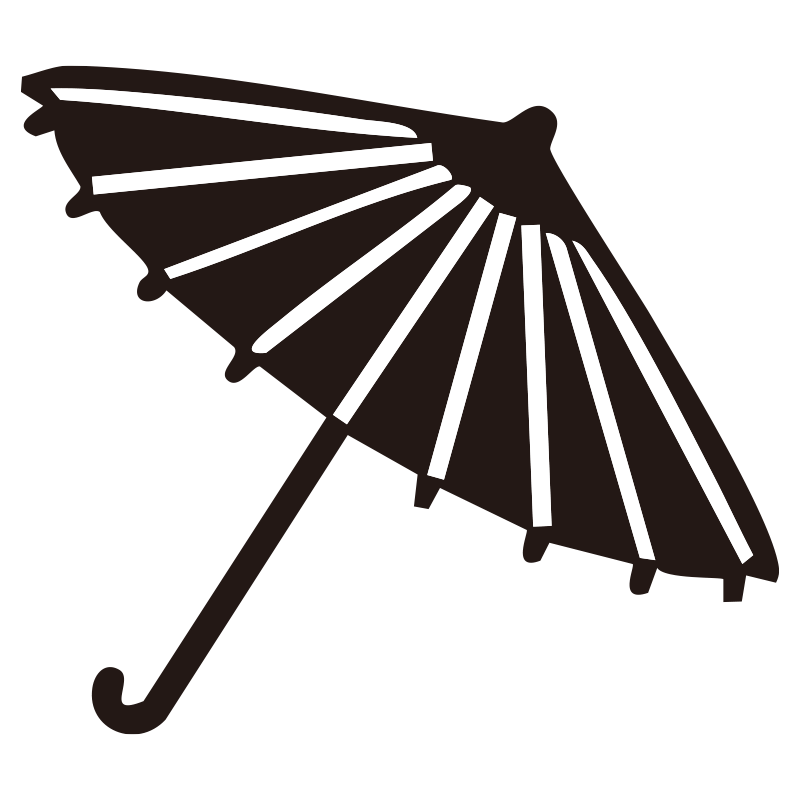 和の情緒漂う番傘（ばんがさ）を