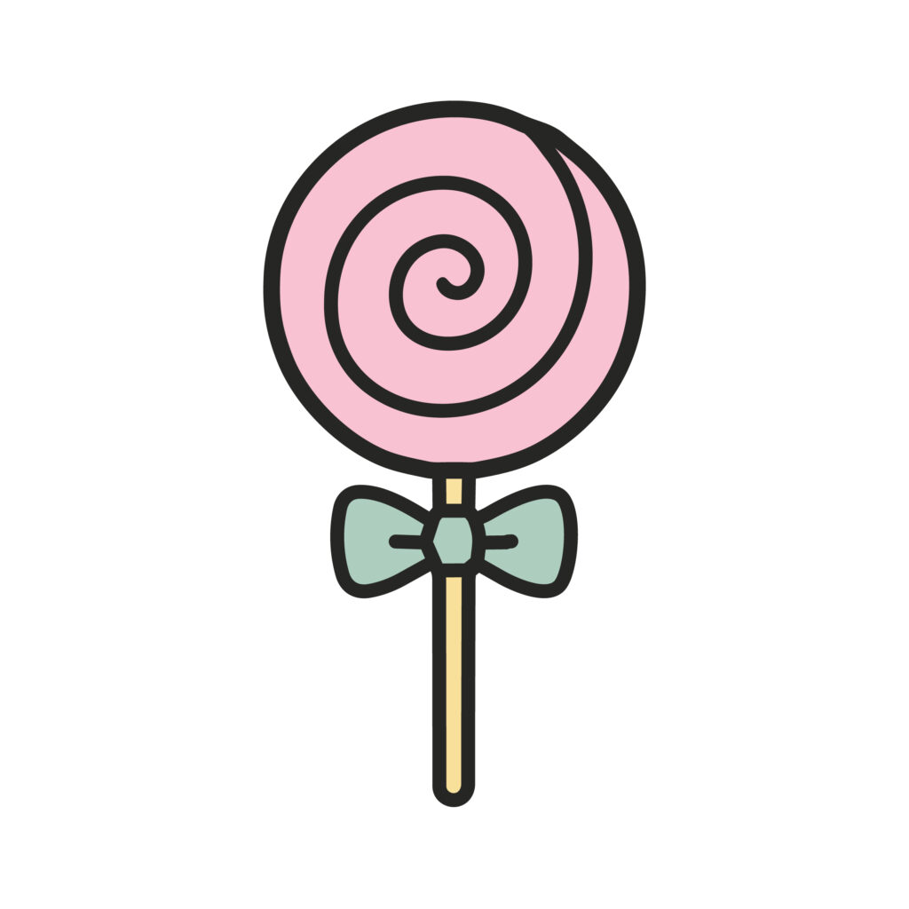 くるくるとした渦巻き模様が印象