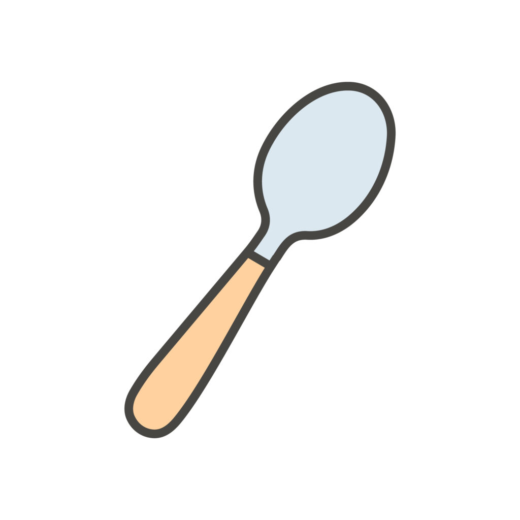 やさしい色合いで描かれたシンプ