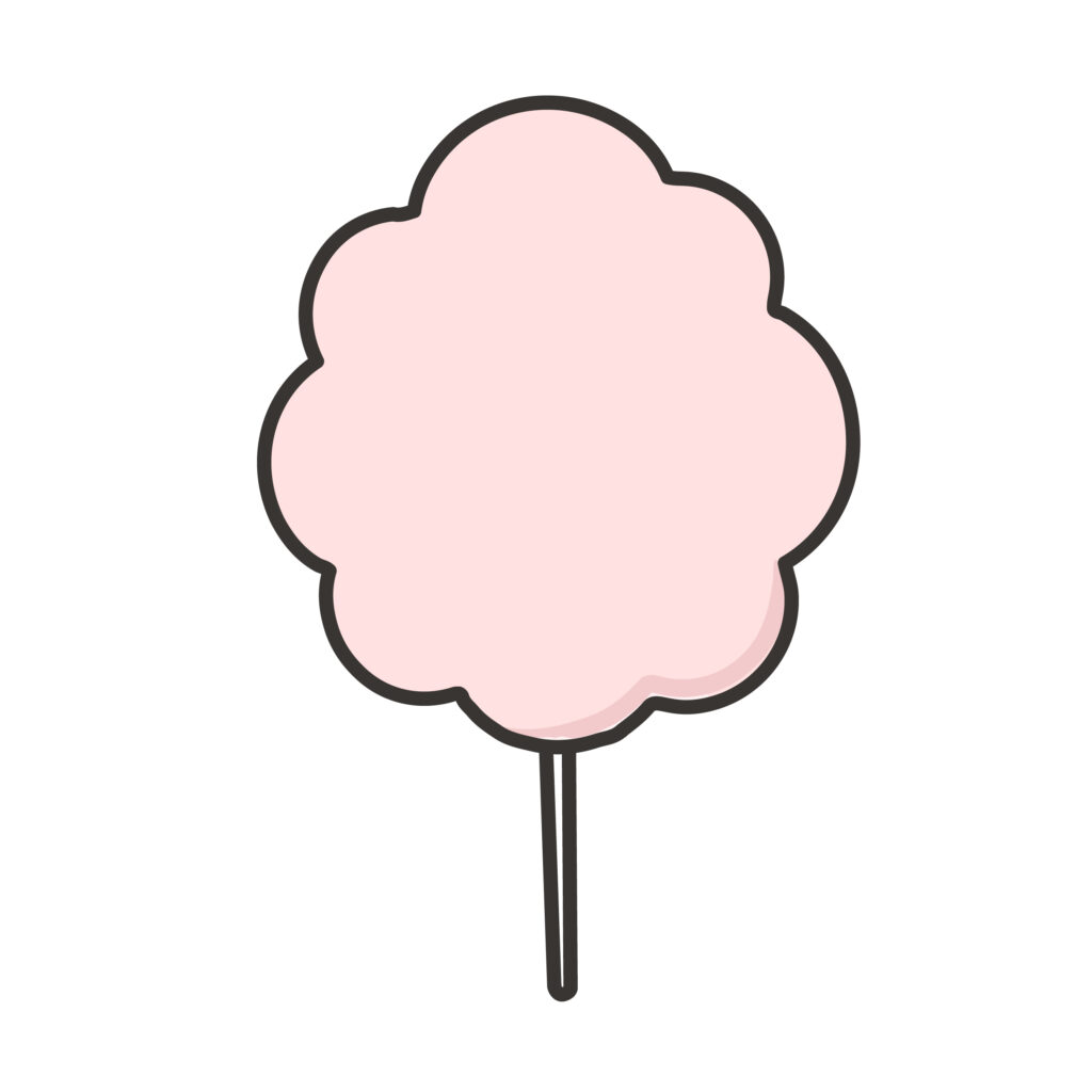 ふんわりとした形が可愛らしい綿