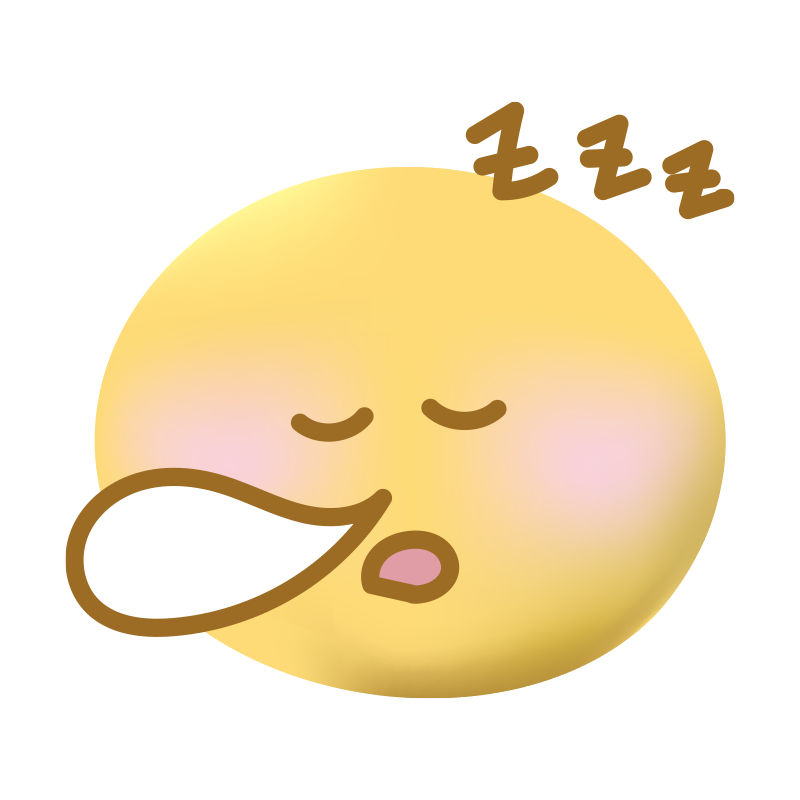 気持ちよさそうに目を閉じ、鼻提