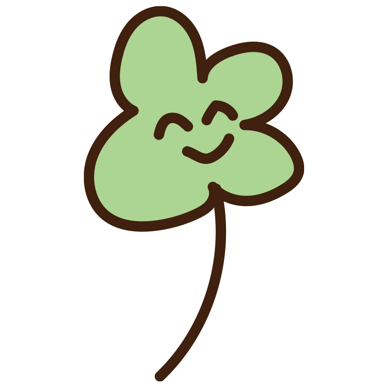 幸せを呼ぶ四つ葉のクローバーに