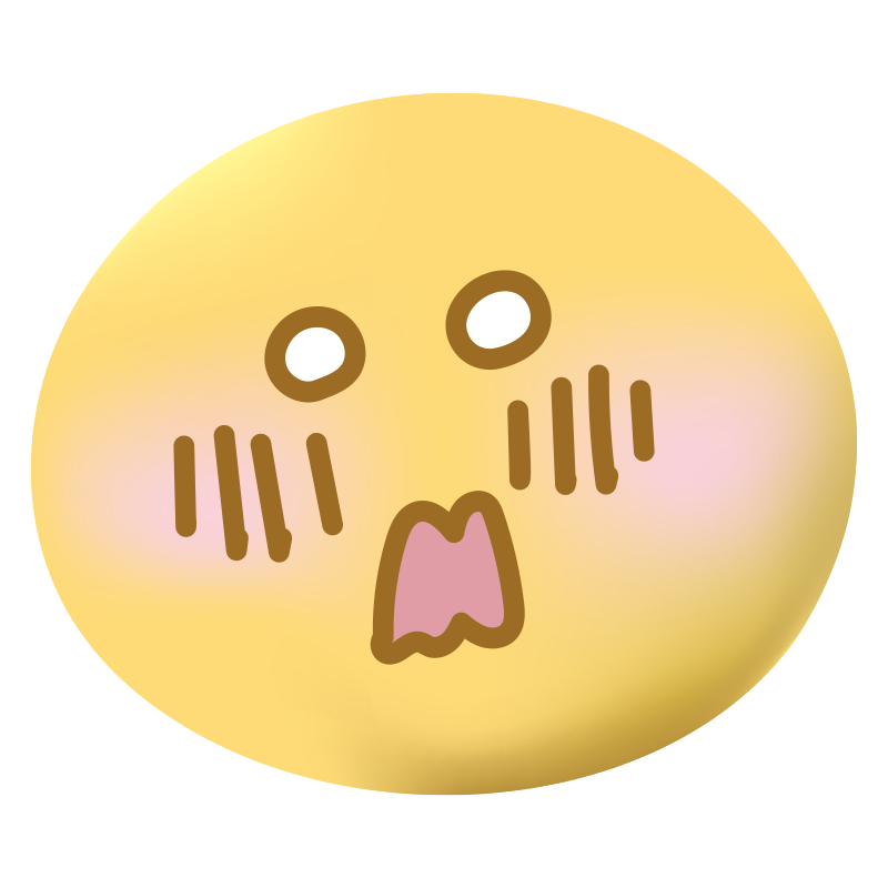 頬を赤く染め、縦線（漫符）で照