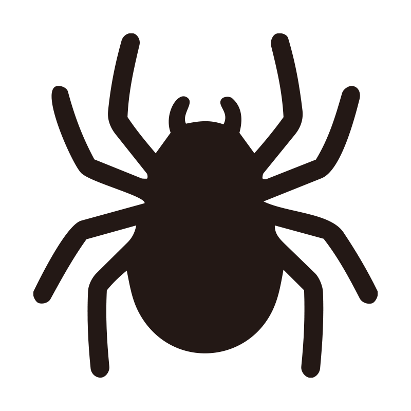 くもをシンプルに描いた、透過P