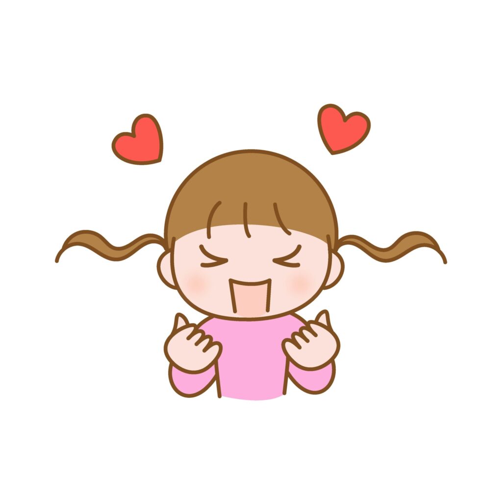 人物の表情イラストです。 とて