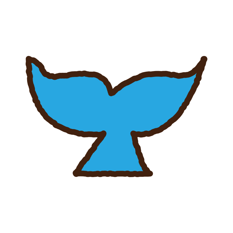 広大な海をゆったりと泳ぐクジラ