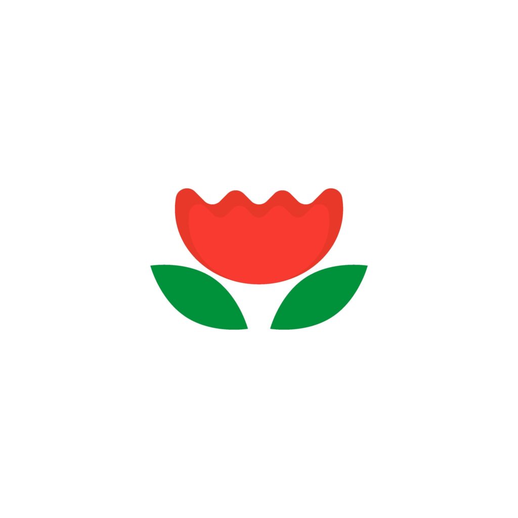 春のイメージのかわいい赤いチュ