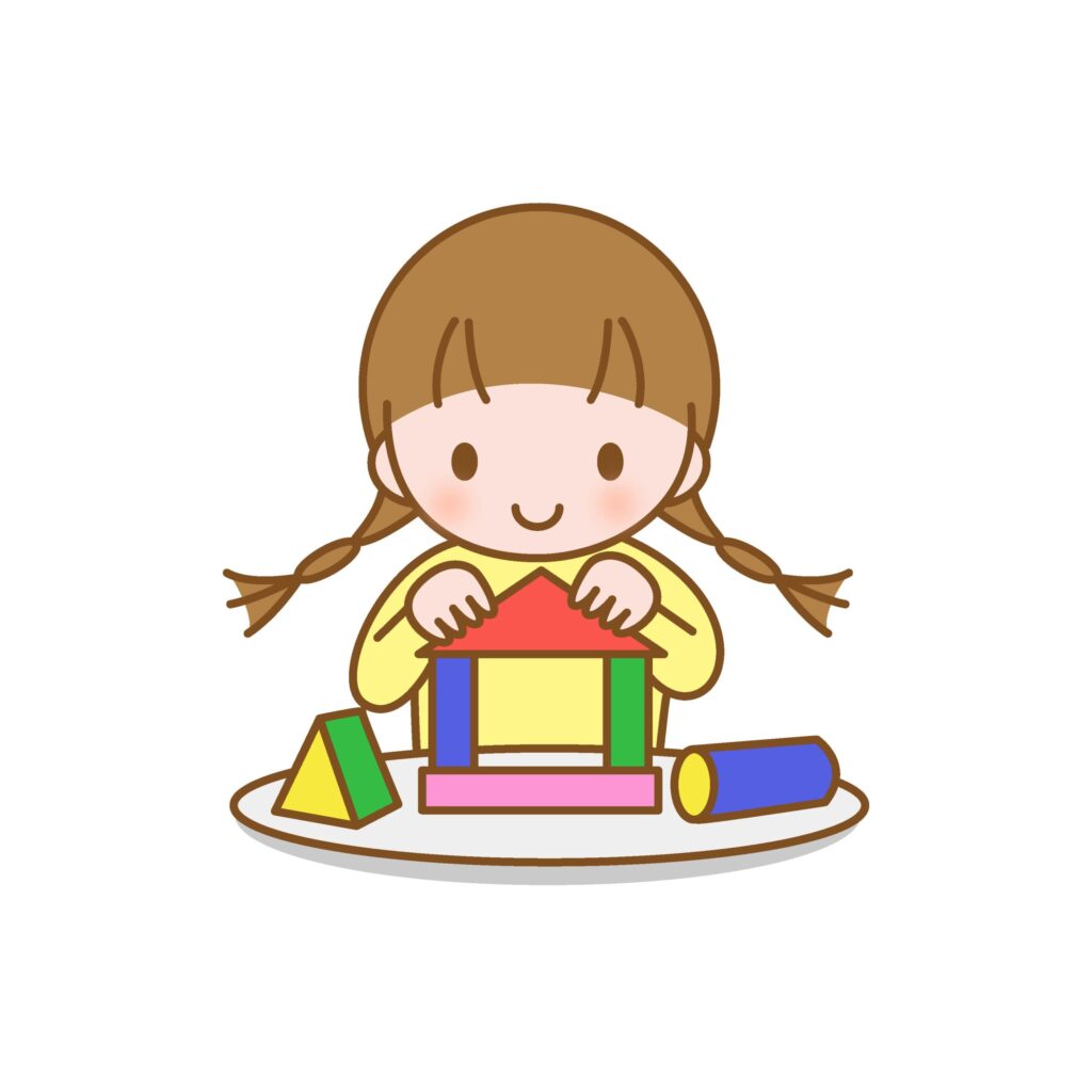 子どもの遊びのイラスト素材です