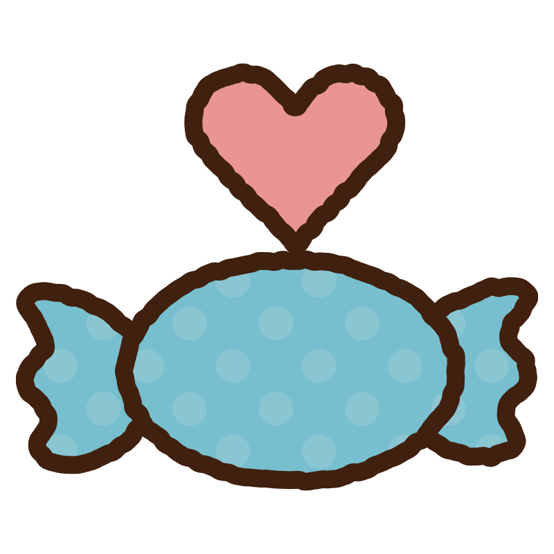 包み紙に入ったキャンディをシン