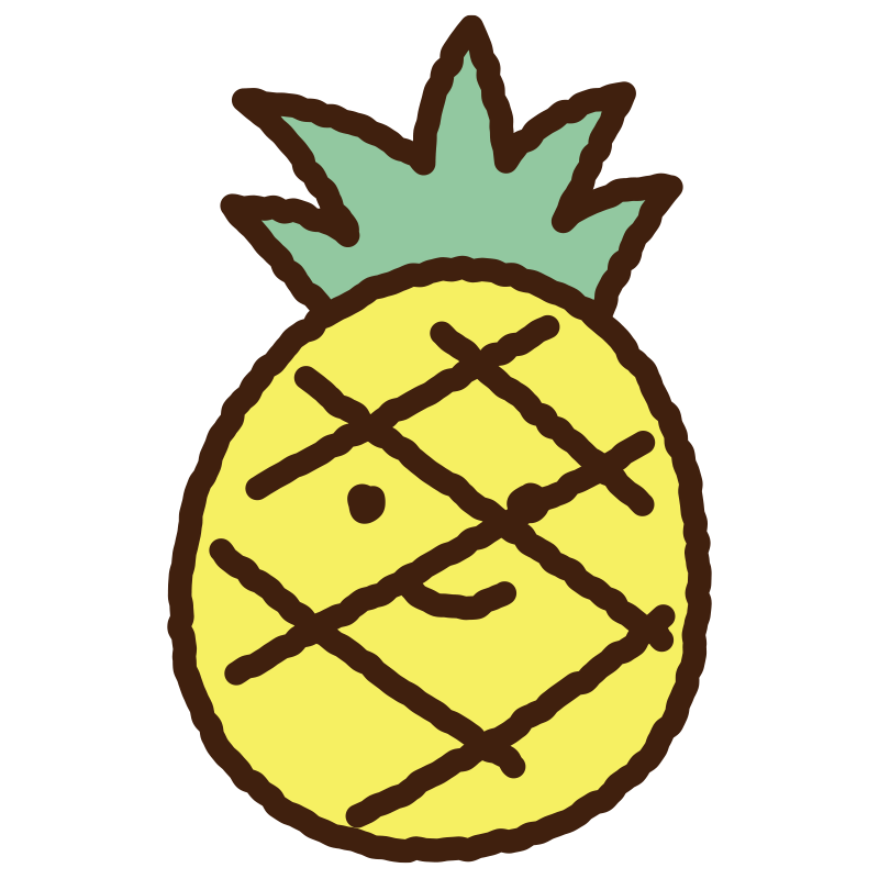 ウィンクをして笑っているような