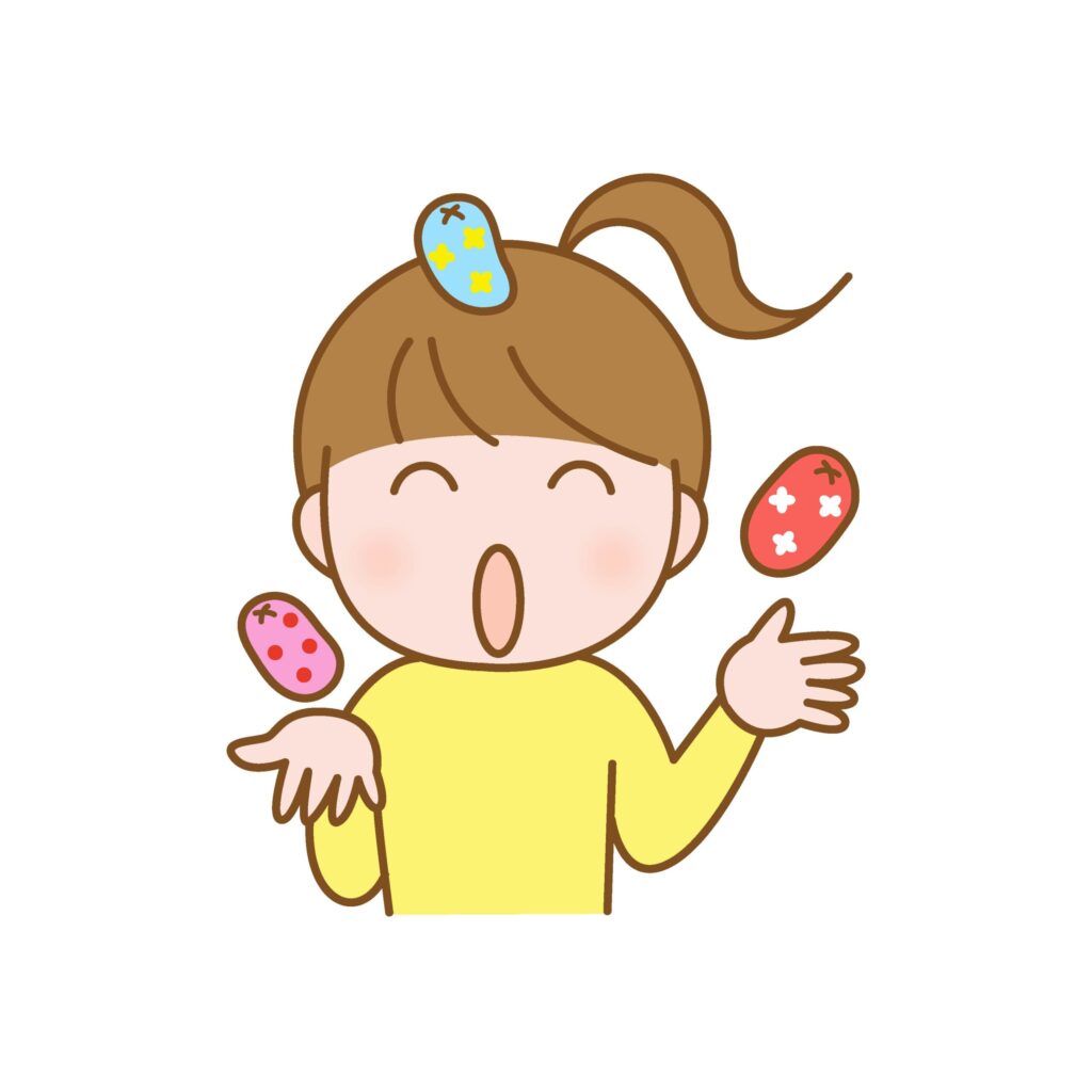 子どもの遊びのイラスト素材です