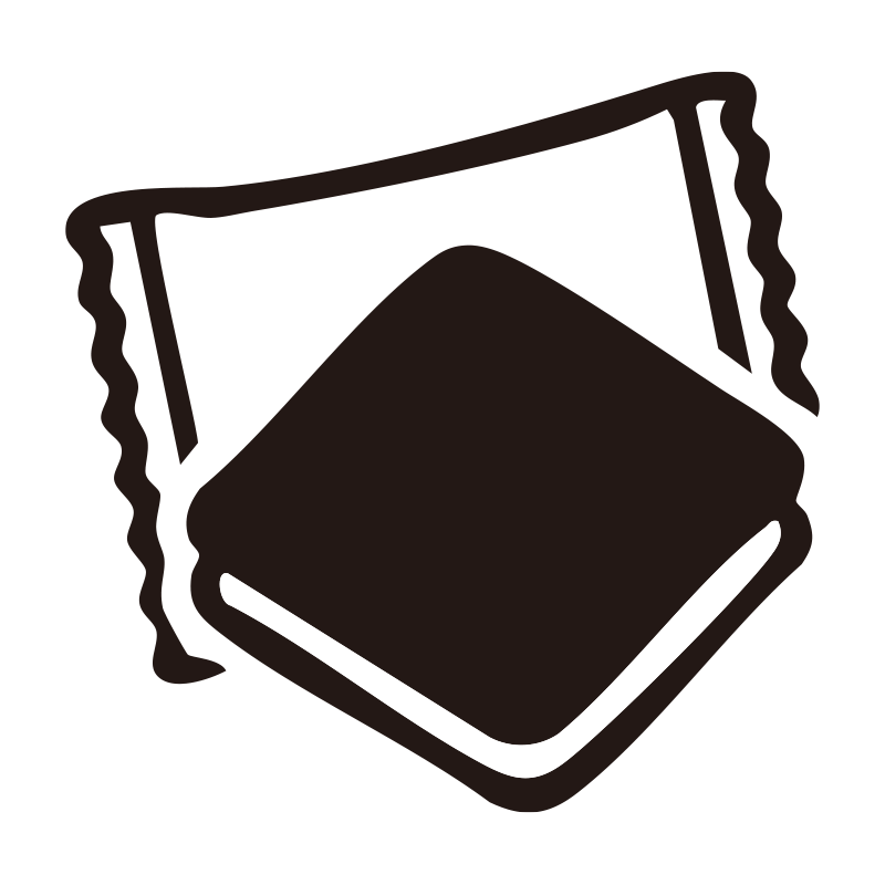 クッキーを描いたシンプルなモノ