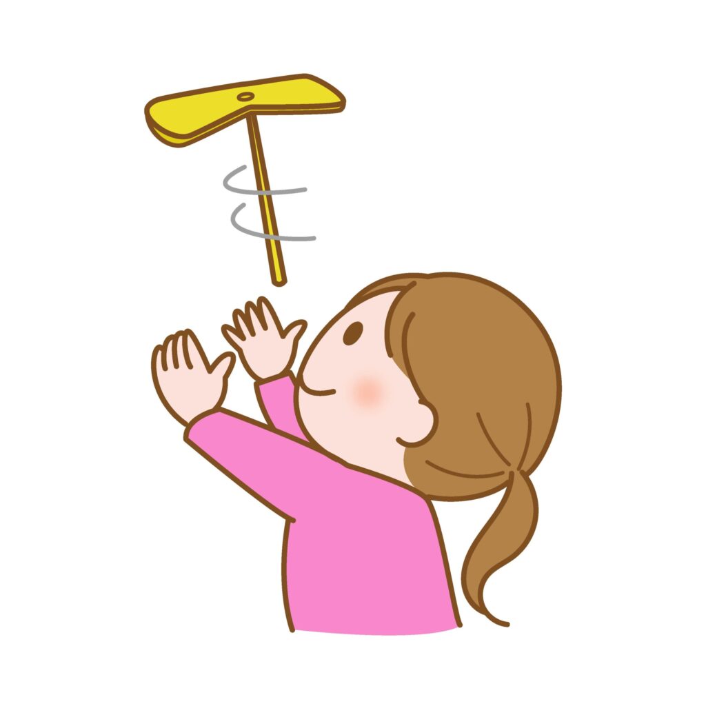 子どもの遊びのイラストです。 