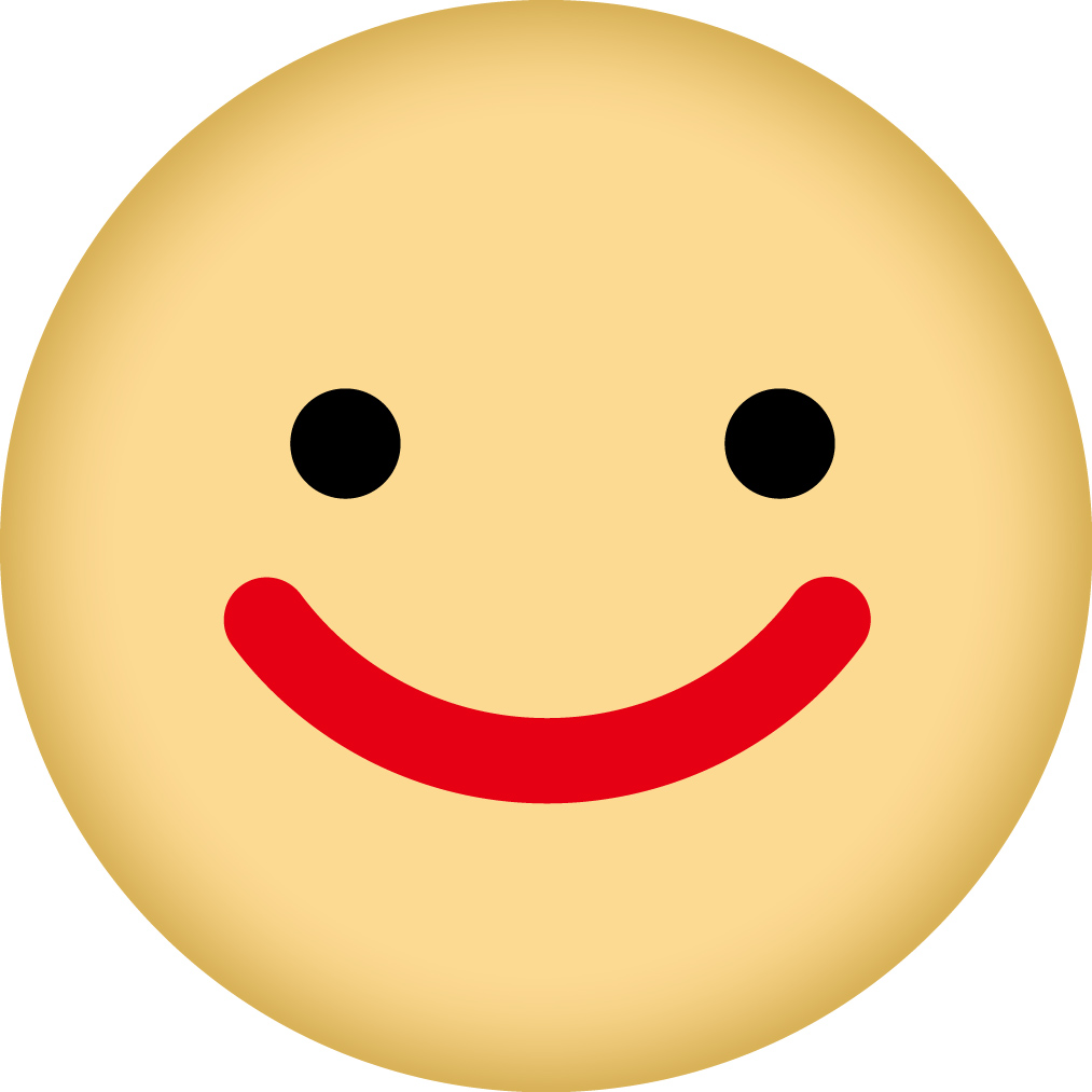 顔アイコンシリーズ「ニコニコ」