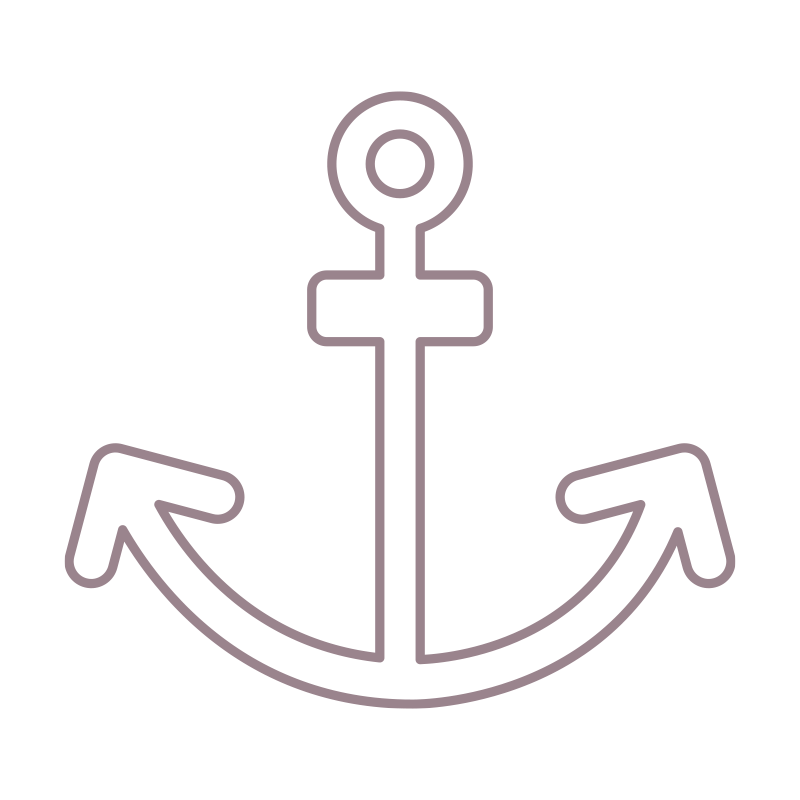 イカリを優しい色彩で表現した､