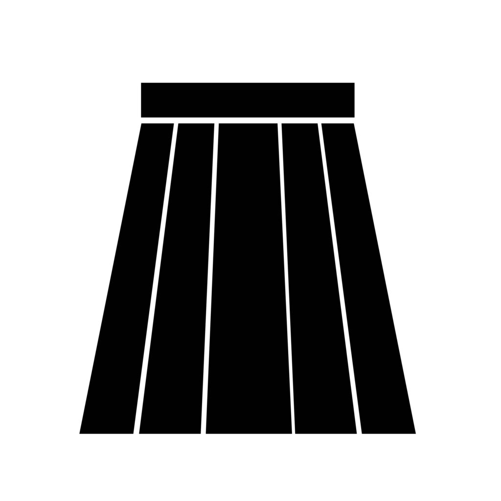 制服らしいシルエットが伝わるデ