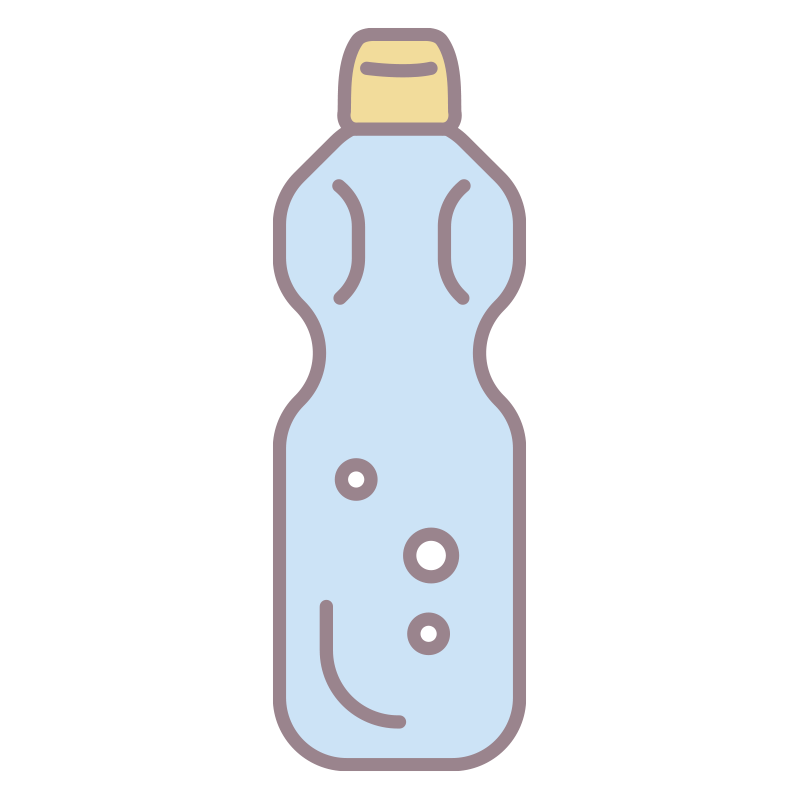 サイダーを描いた､手書き風の温