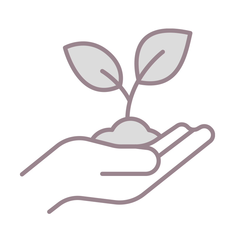 ハンド＆スプラウトを描いた､手