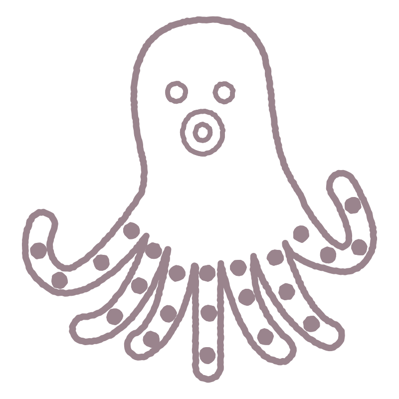 たこを描いた､手書き風の温かみ