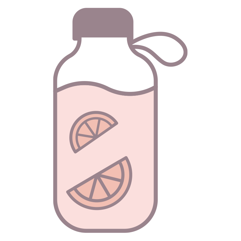 デトックスウォーターを描いた､