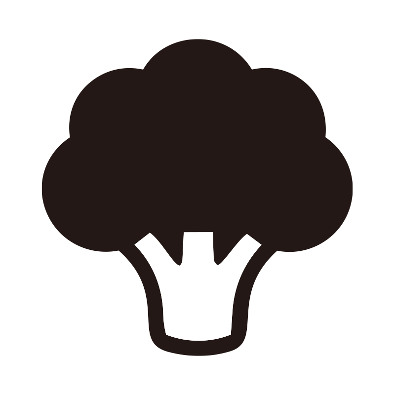 ブロッコリーの特徴を捉えた､洗