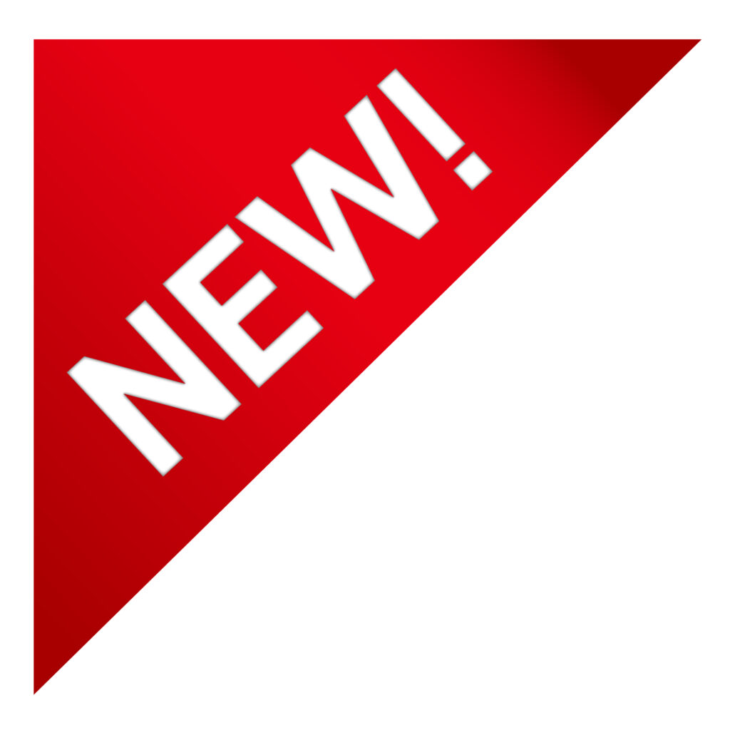 赤色のNEWアイコン（ニュー・