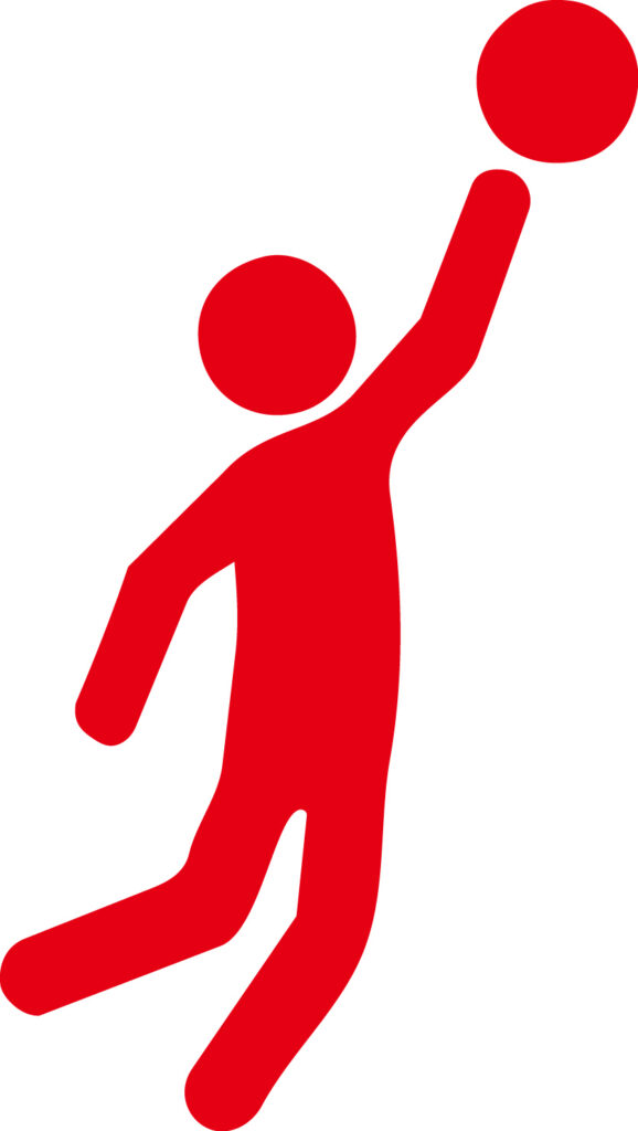 「ボールをとる」棒人間のかわい